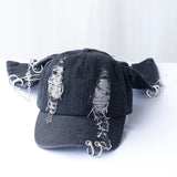 Rabbit Ears Graffiti Baseball Cap – Unisex
