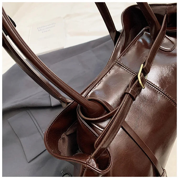 Vintage Handbag for Women Large Capacity 2026 New Underarm Commuting Bag Fashion Female Casual Single Shoulder Tote Bag Handbags