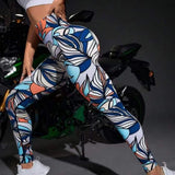 Women's 3D Tie-Dye Seamless Push-Up Leggings