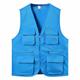 Men's Multi-Pocket Safari Vest – Lightweight All-Season Outerwear