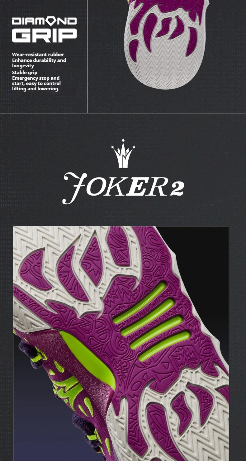 361 Degrees Joker 2 Men Basketball Shoes High-top New Jokic Shock-Absorbing Anti-slip Actual Support Male Sneakers 672611104