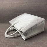 Himalayan Crocodile Belly Leather Women's Structured Handbag