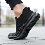 Men's Slip-On Casual Sneakers — Breathable Mesh, Lightweight, Anti-Slip