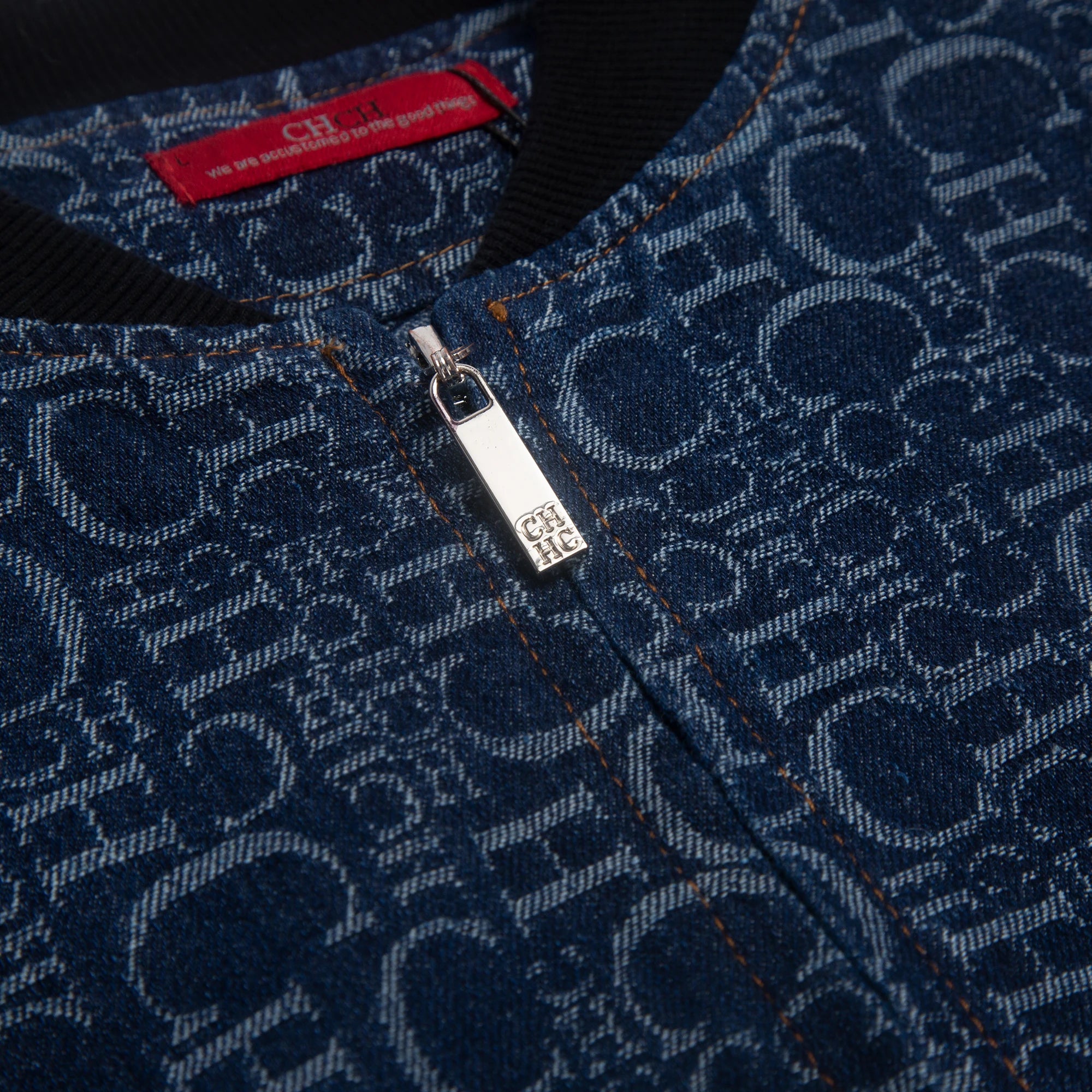 Spring Denim Casual Zipper Jacket – Simple Letter Print Coat
