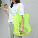 Women's Mesh Tote Bag for Beach & Shopping