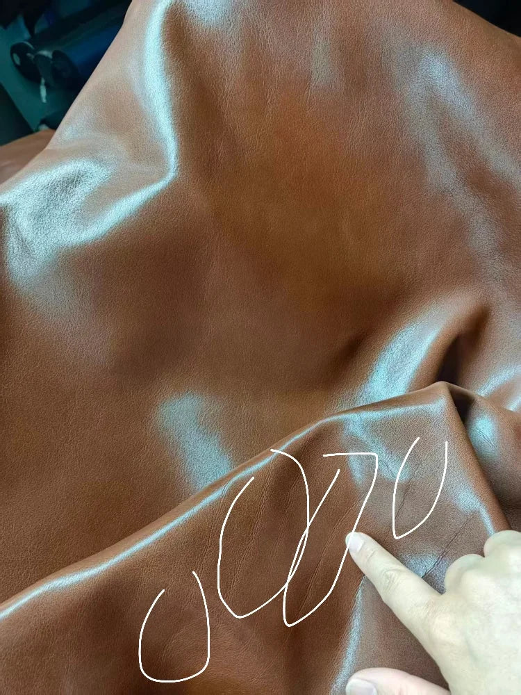 Women's Vegetable-Tanned Cowhide Leather Tote Bag
