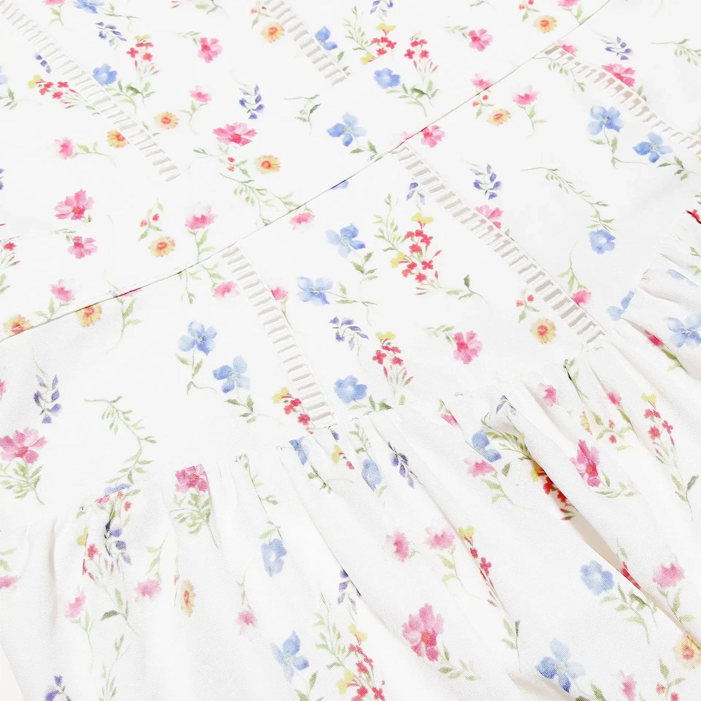 Floral Print Spaghetti Strap Midi Sundress - Elegant Boho Chic Summer Beach Dress