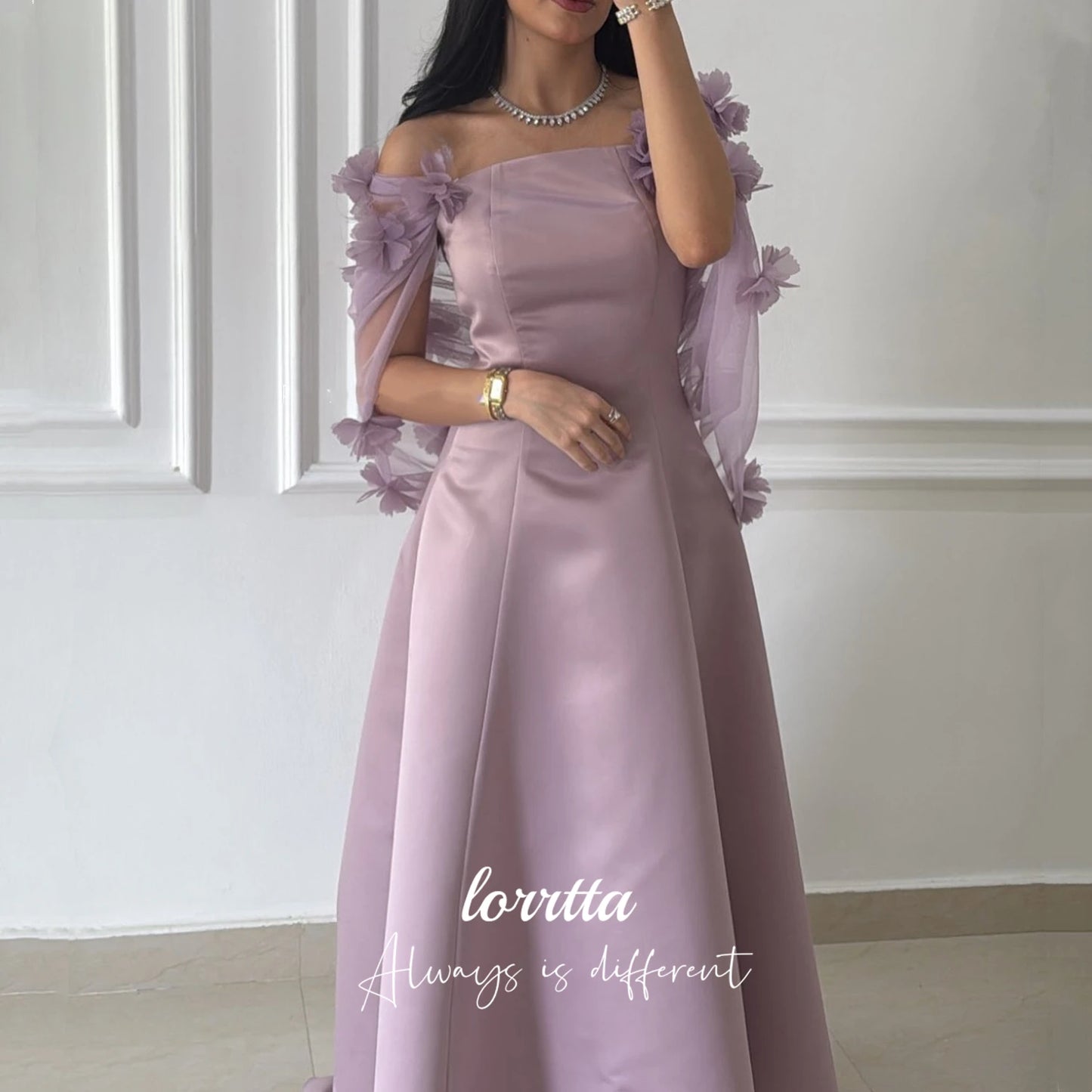 Cathy Wang Satin Prom Gown | Sweetheart A-Line Formal Dress
