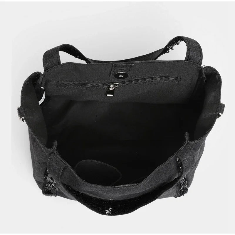 Women's Faux Suede Satchel Bag