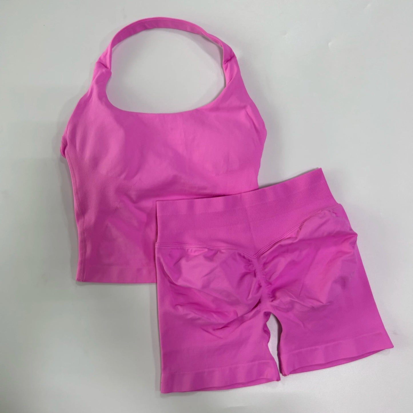 Seamless Halter Yoga & Fitness Set