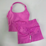 Seamless Halter Yoga & Fitness Set
