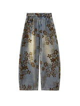 Women's High-Waist Wide-Leg Vintage Jeans