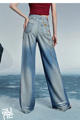 TOYOUTH Women Denim Jean 2025 Spring New Long Pants 8518053