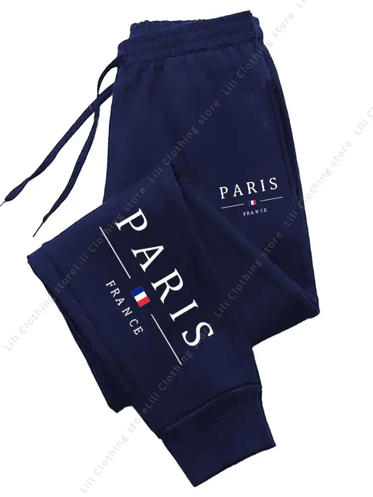 Women's Fleece Jogger Pants with Drawstring Waist