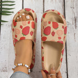 Leopard Print Cloud Slides – Soft Thick-Sole Summer Beach Sandals