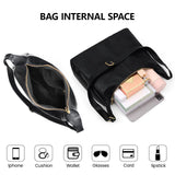 Hobo Shoulder Bags for Women Soft Vegan Leather Shoulder Handbag Versatile Large Capacity Tote Underarm Shoulder Bag Purses ﻿
