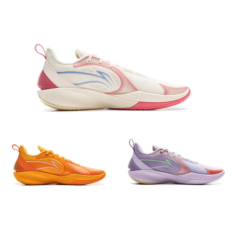 Li-Ning Men's SHINING II On Court  Basketball Shoes BOOM Cushion Rebound Breathable LiNing Wear-resistant Sport Shoes ABPV003
