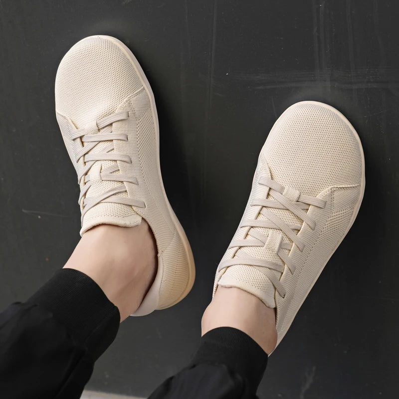 Summer Men's Casual Sports Shoes, Men's and Women's Wide Version Barefoot Shoes Outdoor Running Casual Shoes, Minimalist Shoes
