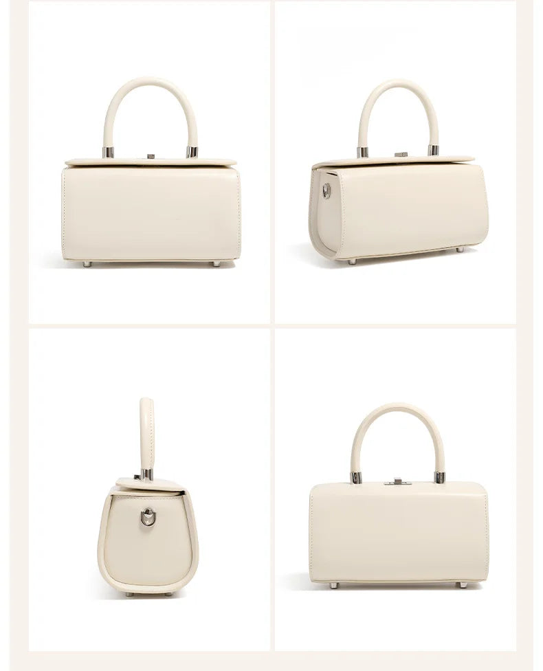 YANATARI Genuine Leather Woman Bag Shoulder Bag Handbags Ladies Crossbody Bags Luxury Designer Minimalism Bag Mini Bag White