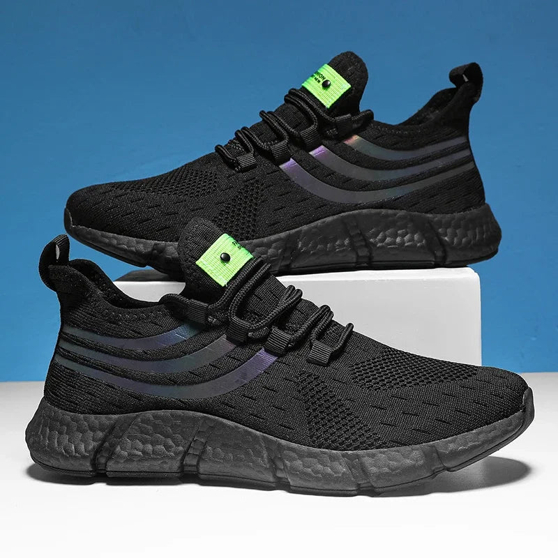 Men's Breathable Mesh Lace-Up Sneakers