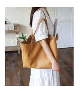 Bag Women 2022 New Summer Genuine Leather Tote Female Casual Fashion Simple Underarm Shoulder Bag Large Capacity Shopper Handbag