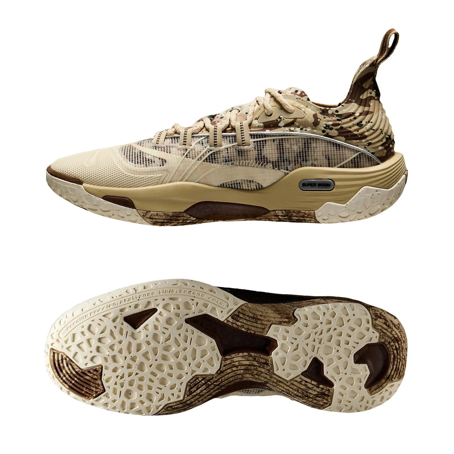 Li-Ning Men's BADFIVE DOMINATOR I SUPER Court Basketball Shoes SUPER BOOM Cushion Wearable Sport Shoes Stable Sneakers ABFV007