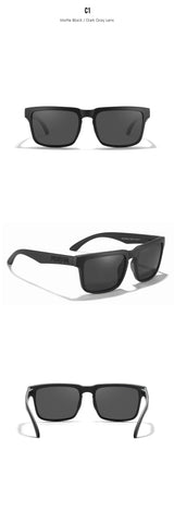 KDEAM Large Size Men's Sunglasses Polarized Photochromic Night Vision Goggles Oversized Sun Glasses With 154mm Width KD332 PLUS