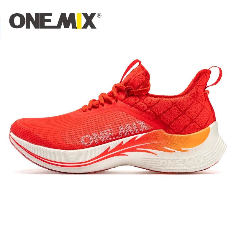 ONEMIX Carbon Plate Marathon Running Racing Shoes Professional Stable Support Shock-relief Ultra-light Rebound Sport Sneakers
