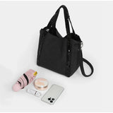 Women's Faux Suede Satchel Bag