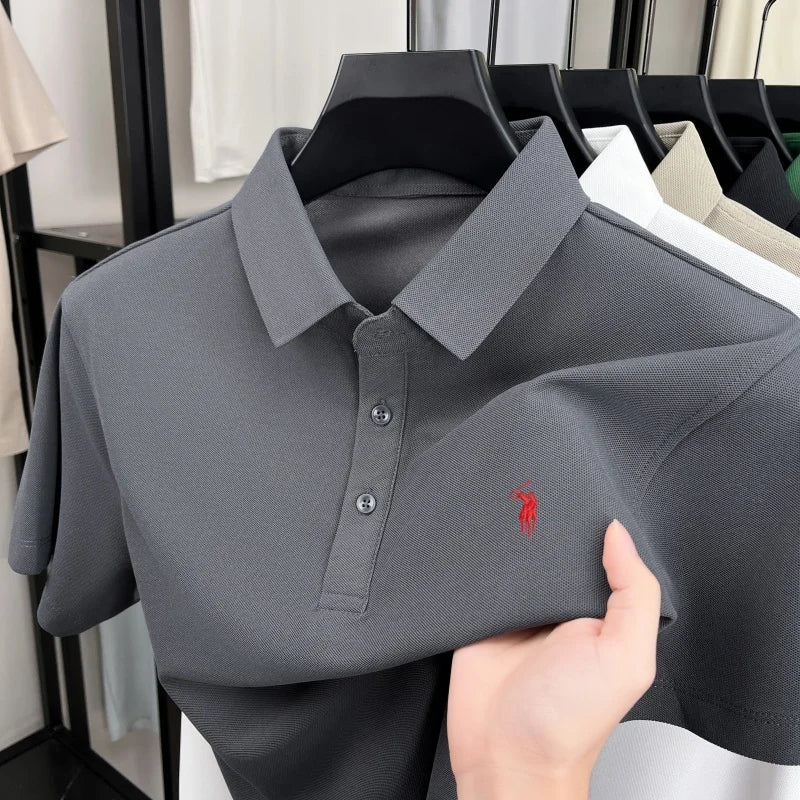 Pony Embroidered Men's Polo Shirt | Premium Summer Comfort