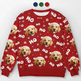 Custom Your Photo 3D Print Ugly Christmas Sweater DIY Face Family Pullovers Funny Image Sweatshirt Personalized Xmas Gift Unisex