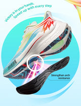 ONEMIX 2026 Summer Mesh Carbon Plate Running Shoes Men Women Light Rebound Cushion Non Slip Marathon Racing Sneakers