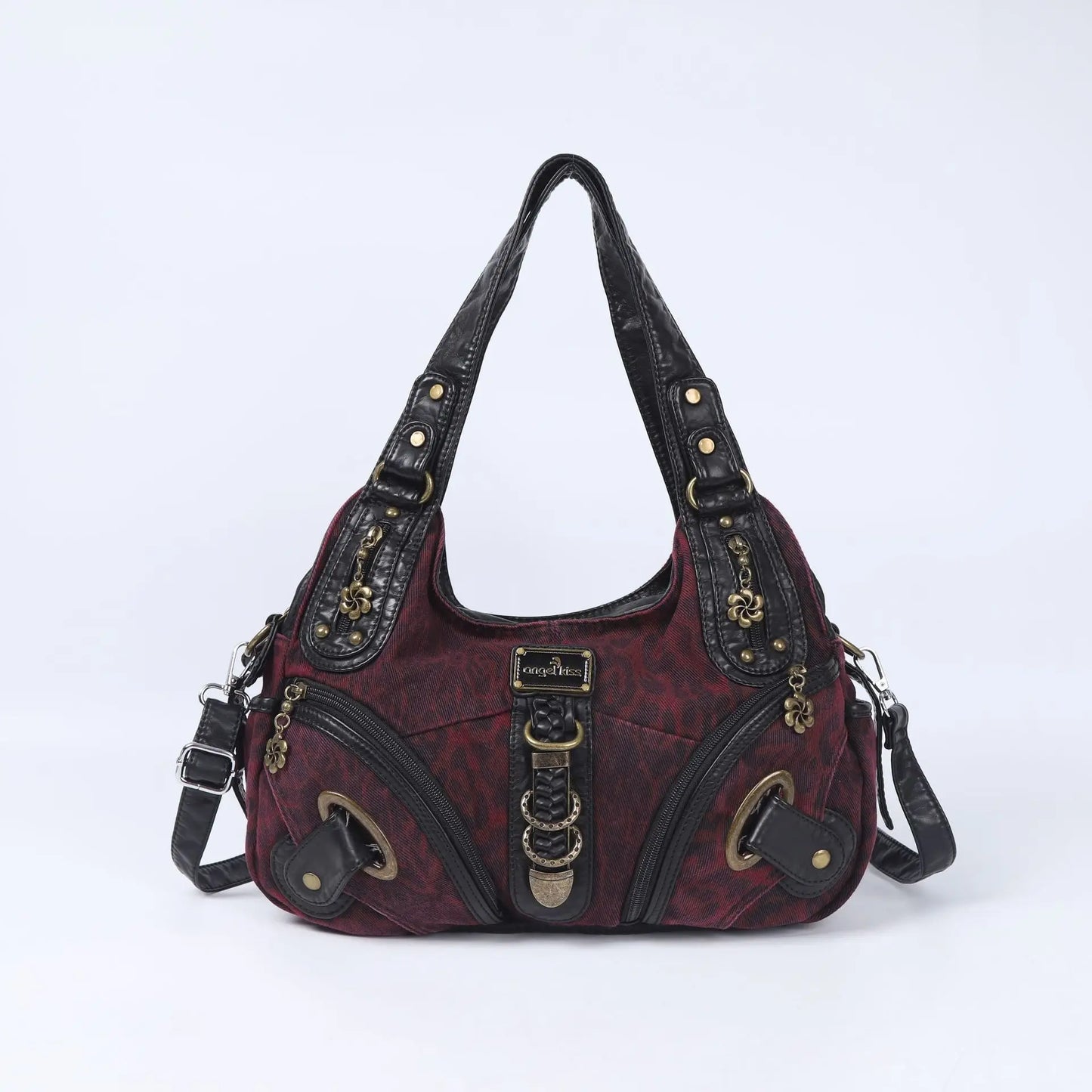 Women Handbags Leopard Bag Top-handle Handbag Fashion Satchel Dumpling Pack Shoulder Bag Tote Bag Hobos Large Purse