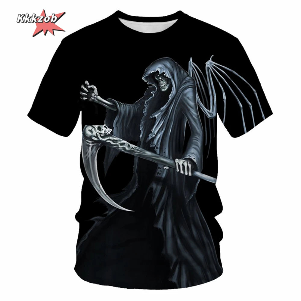 Men's Skull Beer Graphic T-Shirt
