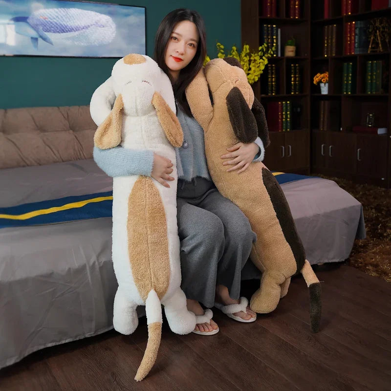 Giant Plush Dog Pillow – Cozy Stuffed Animal Cuddle Toy