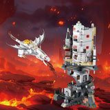 1000pcs Gringottses Wizard Tower Magic World Dragon MOC Building Bricks Set Blocks Toys for Kids Children Adult Birthday Gifts