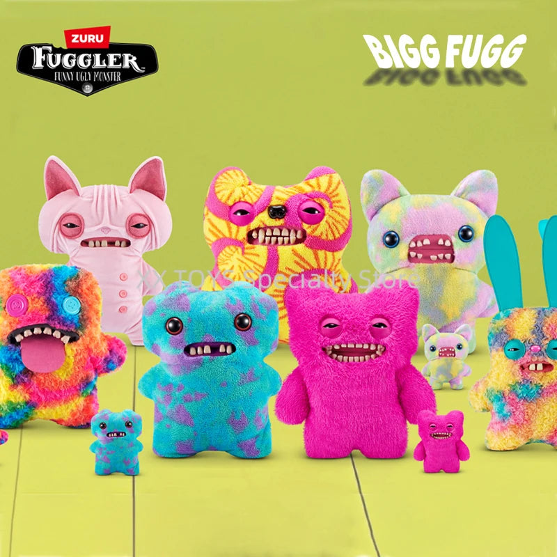Fuggler Funny Ugly Monster Big Fugg Gaptooth 45cm Plush Weird Plushies Teddy Fugly Screech Rabid Rabbit Tooth Monster Soft Toys