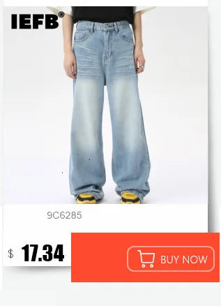 Men's Loose Straight-Leg Denim Jeans & Shorts