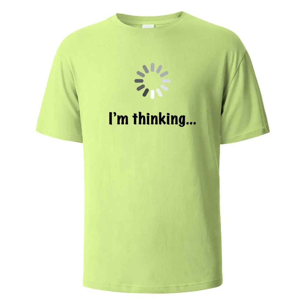 I‘m Thinking Funny Print T-Shirt