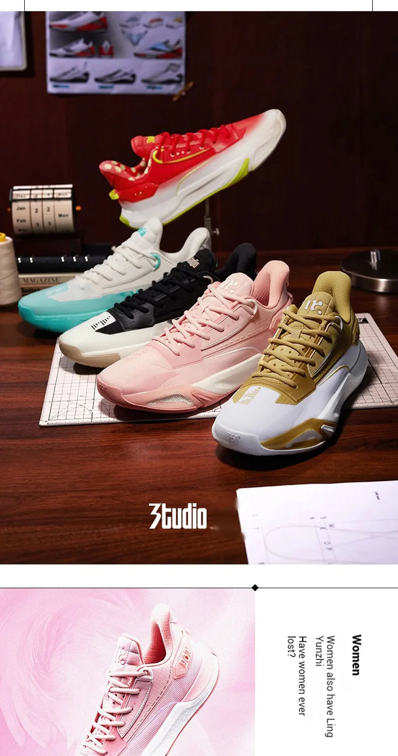 361 Degrees Genesis Men's Basketball Shoes Profssional Training Light Breathable Wear-resistant Non-slip Male Sneakers 672511111