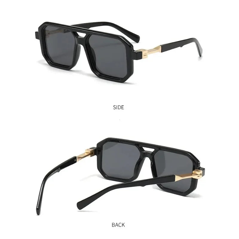 Vintage Oval Sunglasses – UV400 Sun Protection for Women