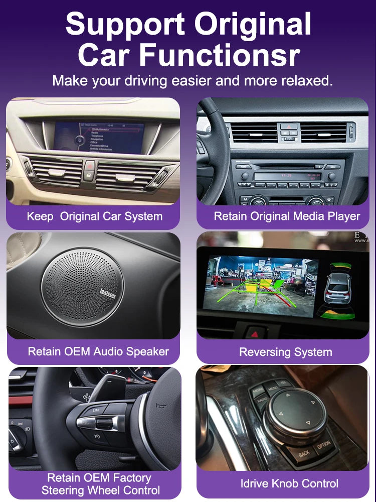 AUTOTOP 8.8" Wireless CarPlay & Android Auto for BMW 3 & 5 Series