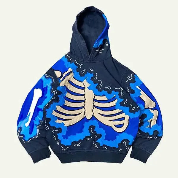 Men’s Skull Graphic Pullover Hoodie
