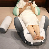Ergonomic Reading Pillow with Adjustable Back Support,Soft Lumbar Support for Bed,Sofa, Chair,Breathable Polyester Fabric
