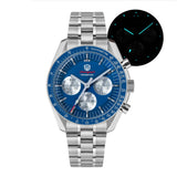 Watchdives New WD1863 39mm Watch VK63 Quartz Chronograph Movement BGW9 Luminous 10Bar Waterproof 39mm Vintage Watches