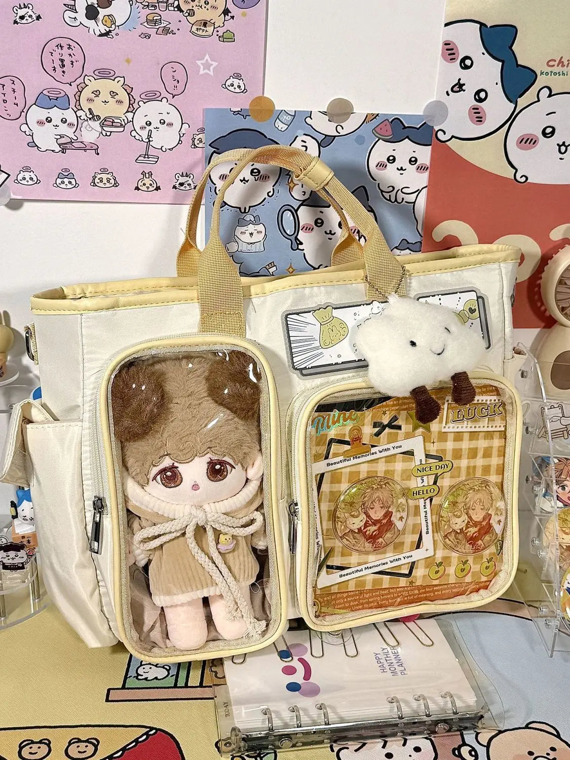 Women's Y2K Nylon Shoulder Bag