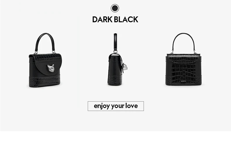 BAFELLI HANDBAG 2026 WOMEN'S NEW CROSSBODY LEATHER PURSE EVENING BAG CROCODILE GRAIN DESIGNER BUCKET CAT LUXURY BRAND FASHION