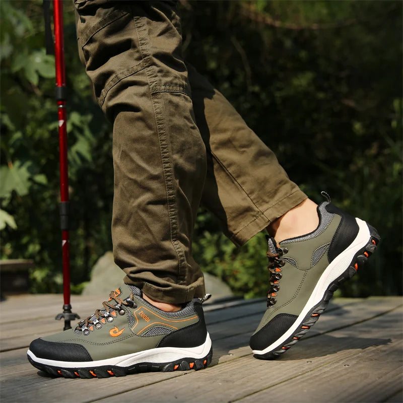 SNORW Men's Microfiber Casual Sneakers | All-Season Style