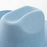USPOP Wide Brim Wool Cowboy Hat – Unisex Felt Fedora