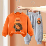 Kids' Bear Print 2-Piece Tracksuit